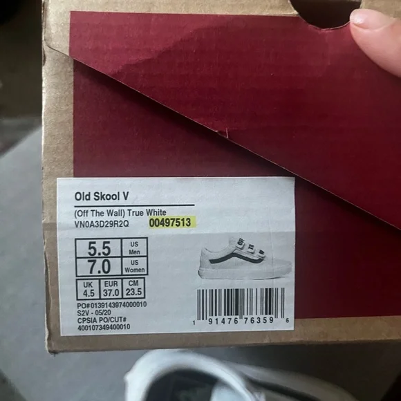 White Vans M6/W7.5 dirty check
Photos - Picture 5 of 5